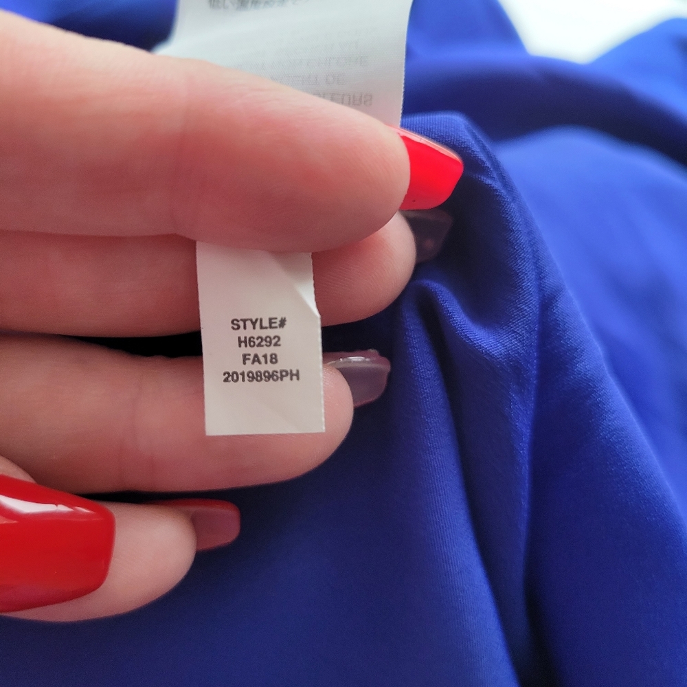 J Crew 365 Crepe Wrap Dress In Royal Blue 6 - Picture 13 of 14
